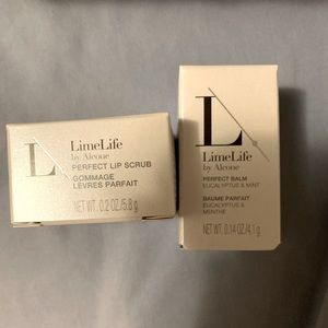 LimeLife products: Lip scrub and Lip balm